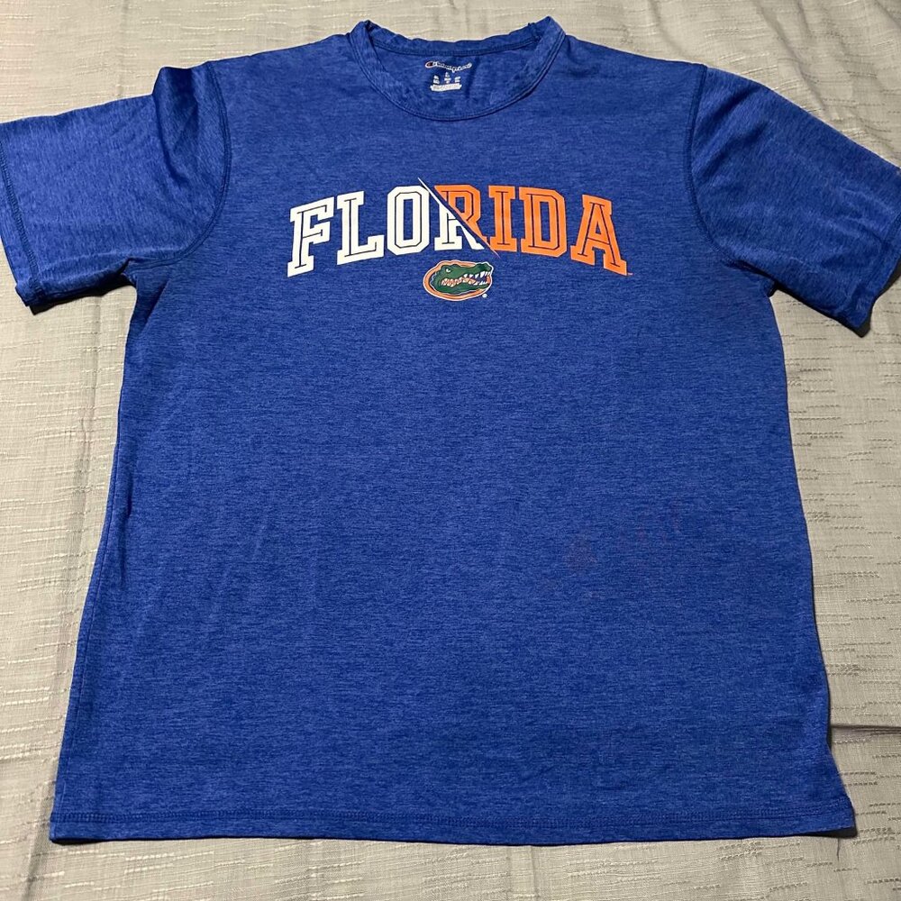 Champion University of Florida Gator Dri Fit Shirt Large NWOT